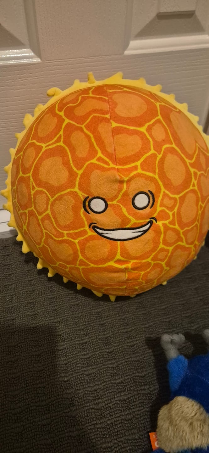 Customer photo review of The SolarBalls Sun Plush