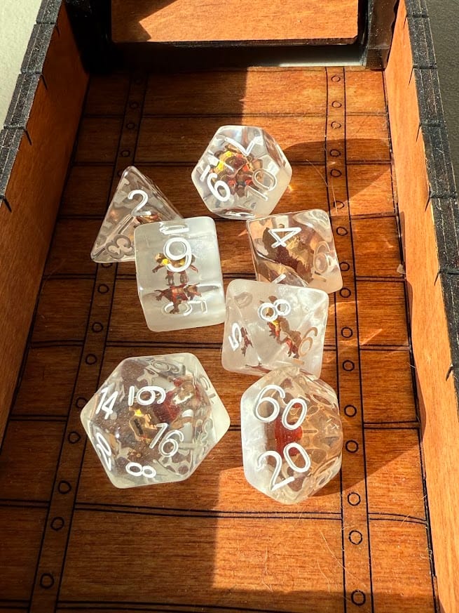 Customer photo review of Mystery Dice Set Subscription