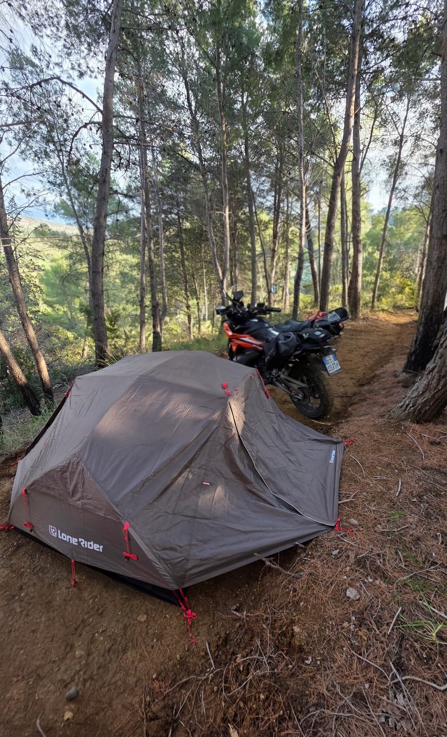 Customer photo review of ADVTent - Adventure Motorcycle Tent
