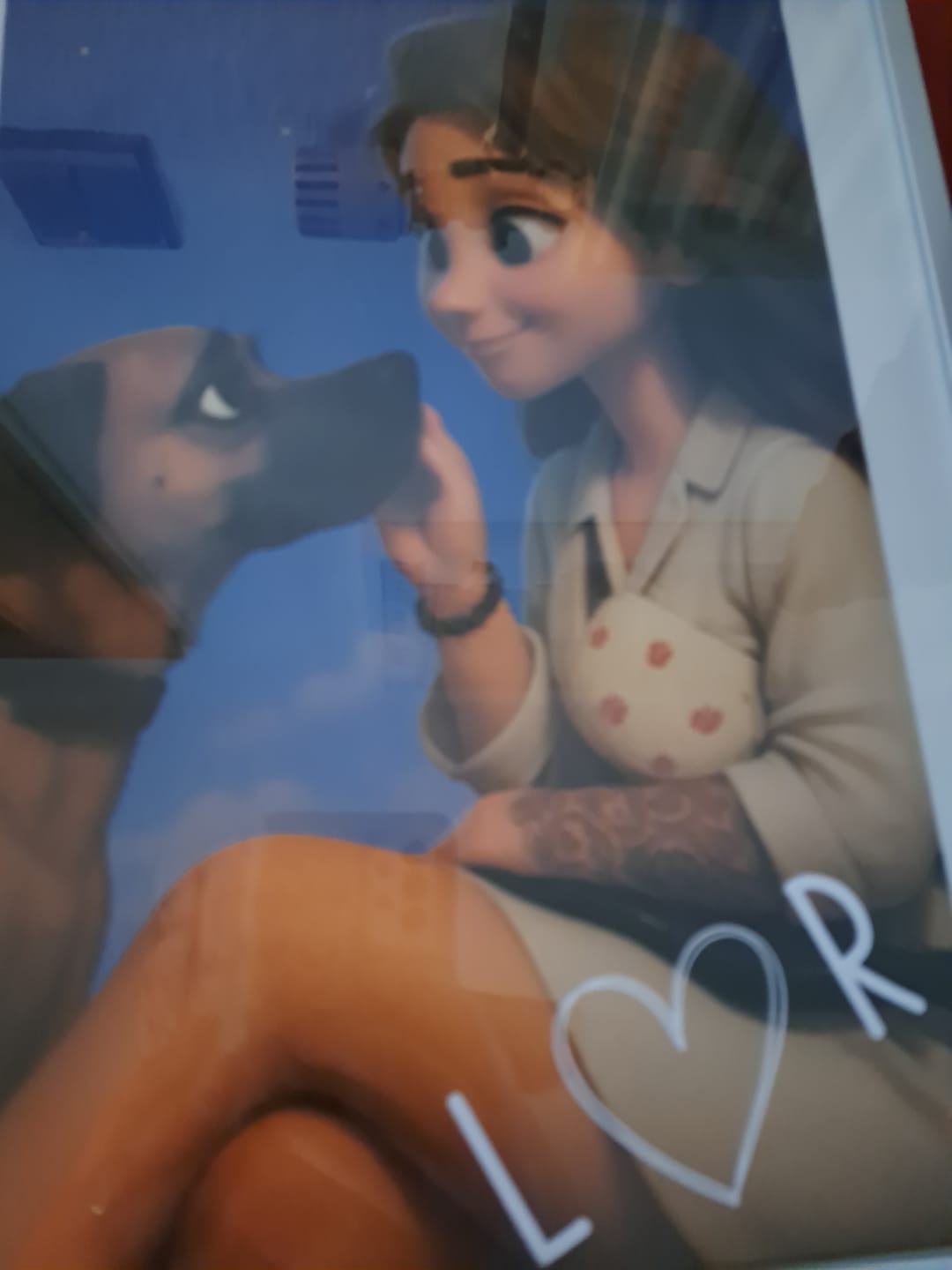 Customer photo review of Cartoon Love - Personalisiertes Poster mit Cartoon 3D Effekt im Comic Style