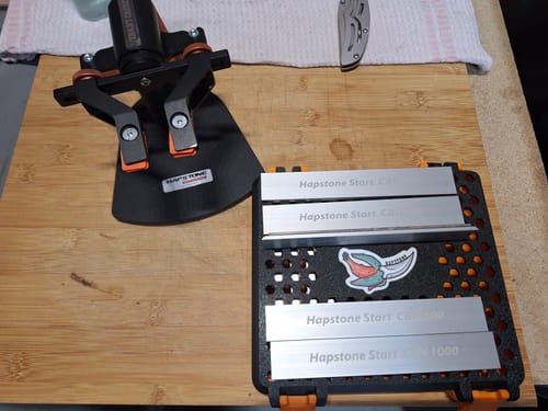 Customer photo review of Hapstone Start CBN stones set