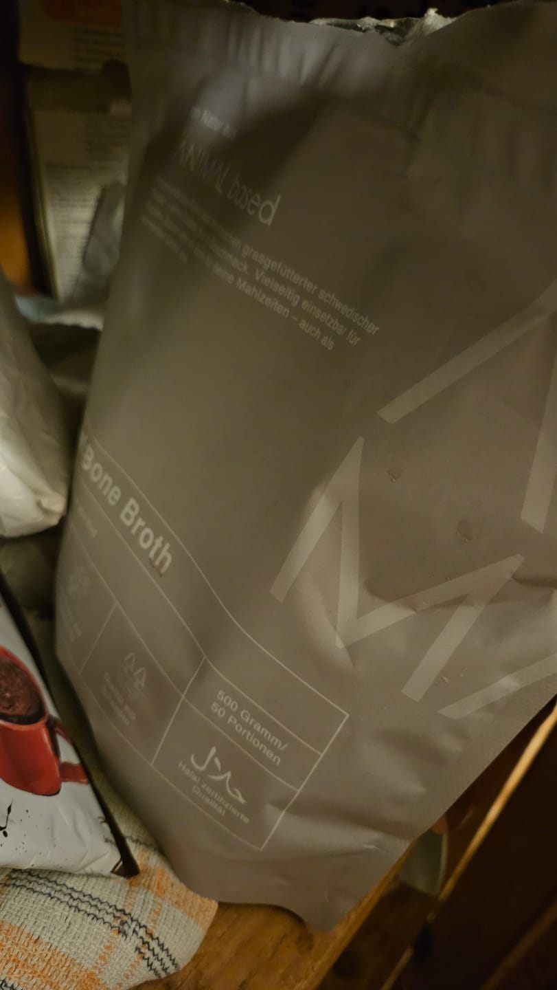 Customer photo review of Knochenbrühe Pulver 500g