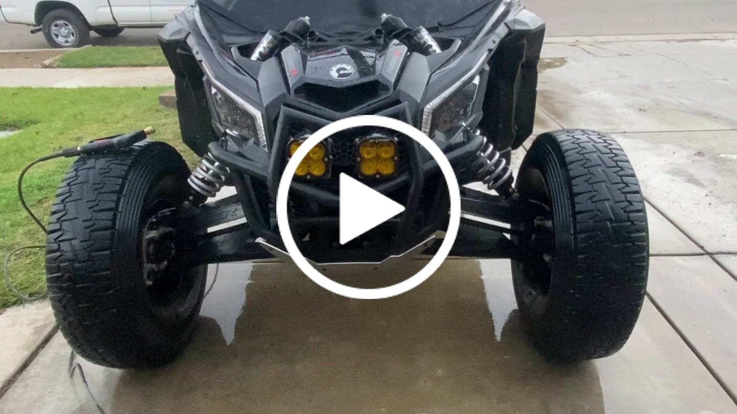 Customer video review of HCR Racing Can-am Maverick X3 XRS 72" Dual Sport OEM Replacement Front A-arms