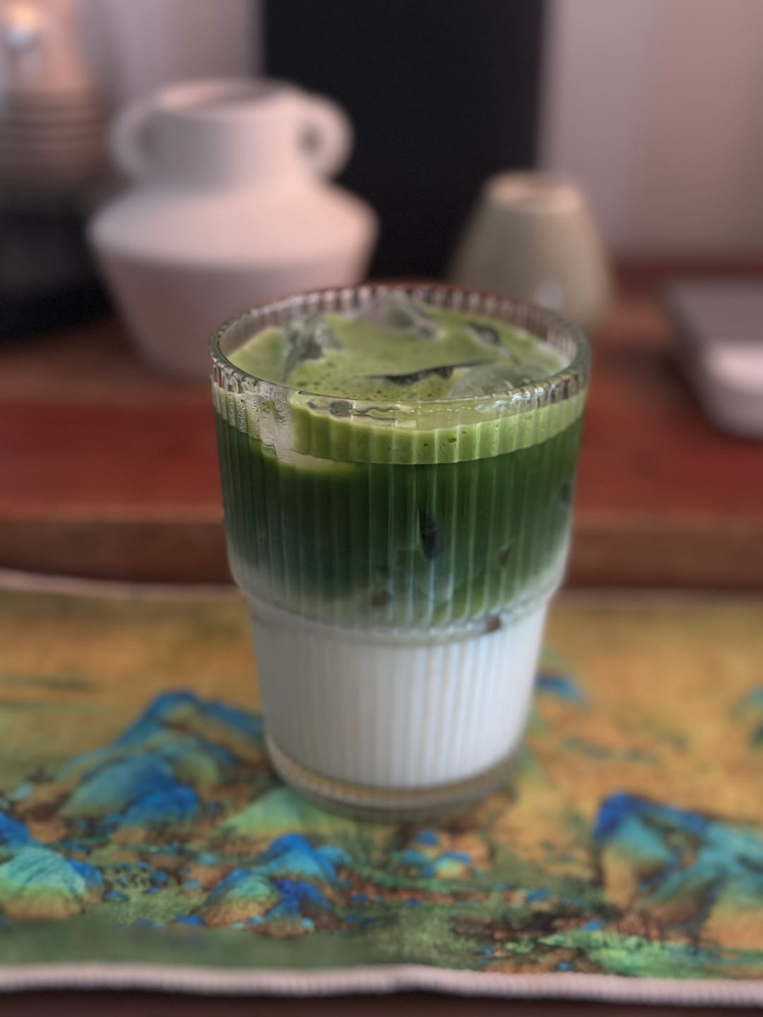 Customer photo review of Gourmet's Gold Artisan Matcha (Latte)