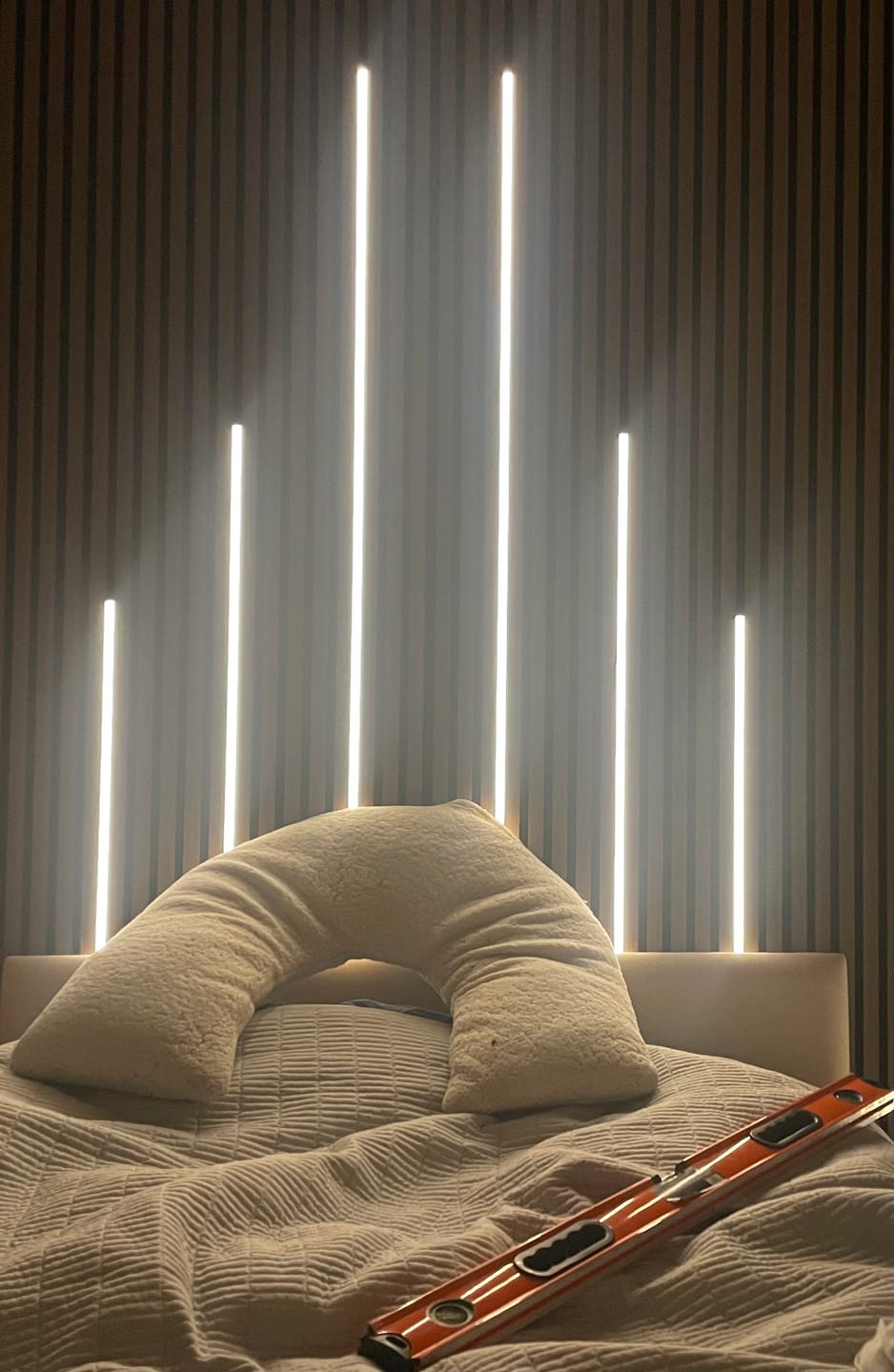 Customer photo review of Wall Panel LED Lighting Strip Kit