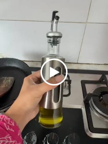 Customer video review of 300ml Glass Oil Bottle