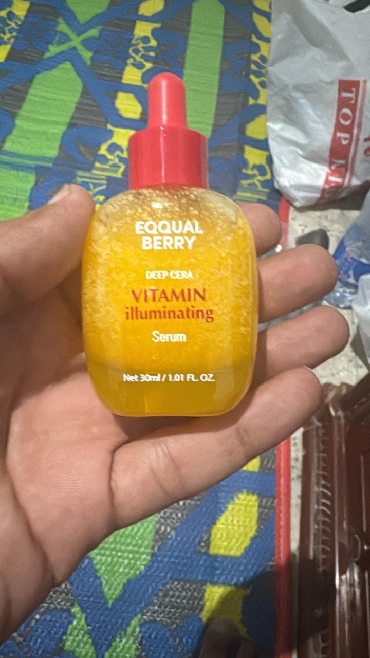Customer photo review of سيروم فيتامين سي لتفتيح البشرة من ايكوال بيري - 30مل