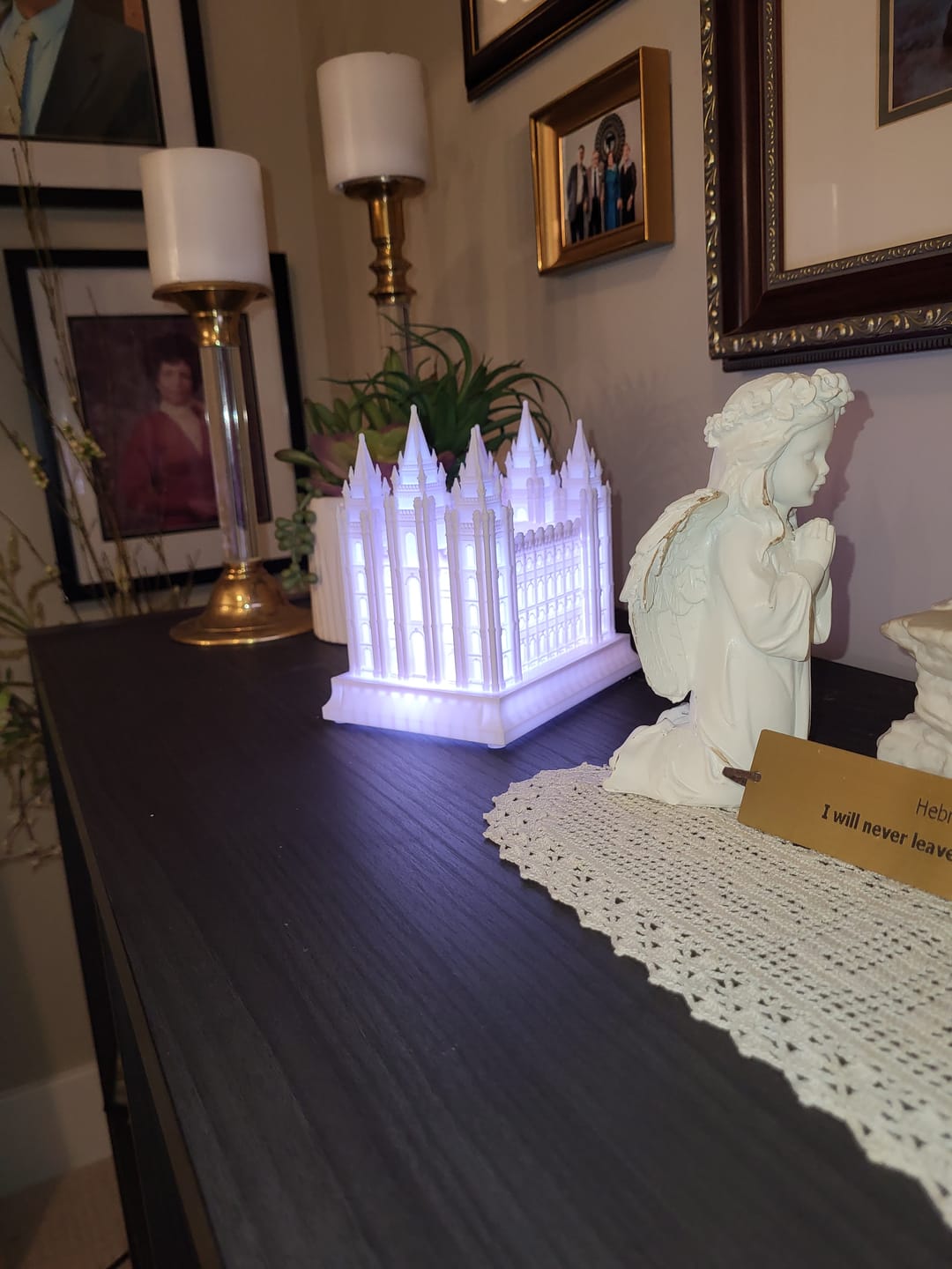 Customer photo review of Salt Lake Temple Music Light