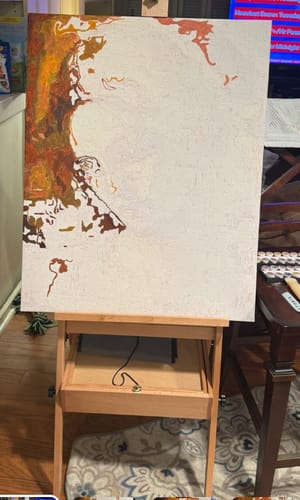 Customer photo review of Custom Portrait Paint By Numbers