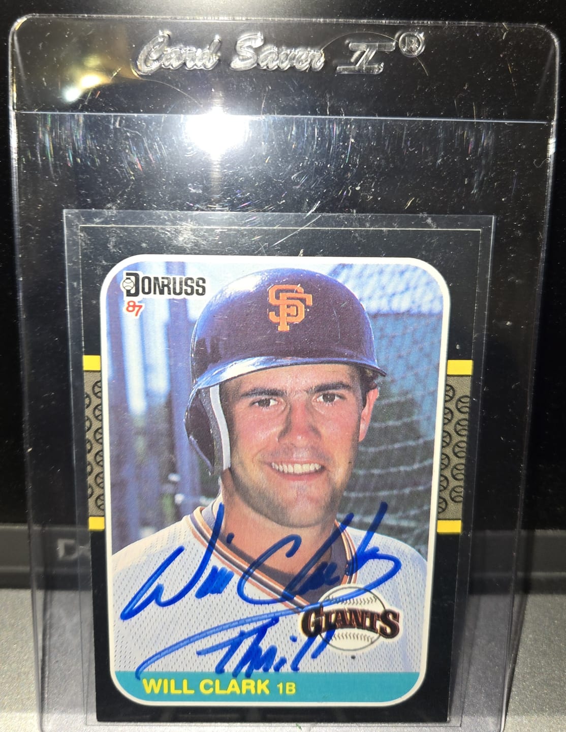 Customer photo review of Will Clark Autograph Signing