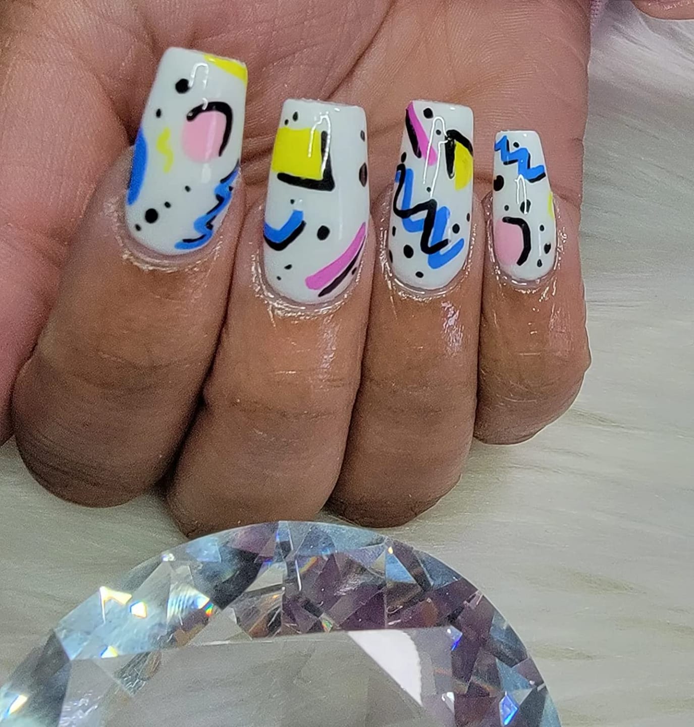 Customer photo review of 12 Colors Nail Marker Pen