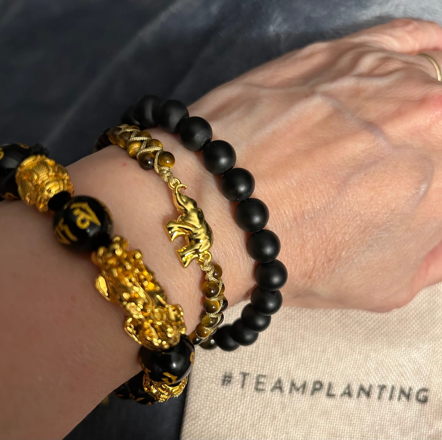 Customer photo review of Elephant of Wisdom Bracelet