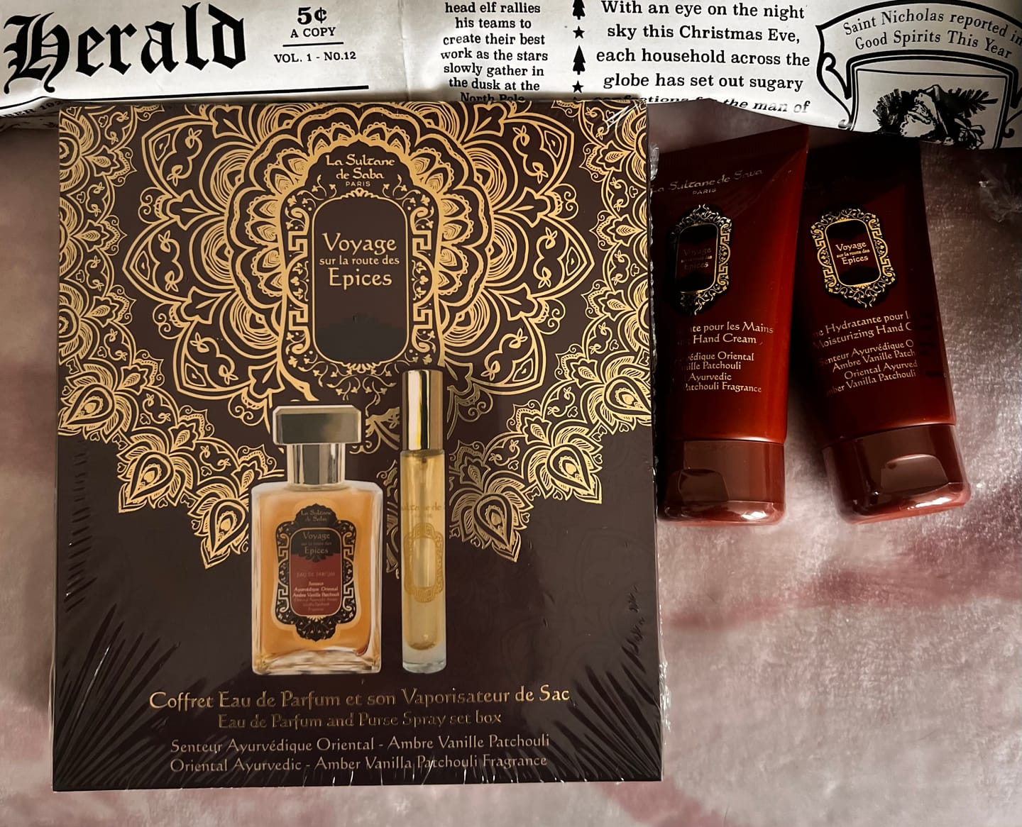 Customer photo review of Moisturizing Hand Cream -  Ayurvedic Treatment - Amber Vanilla Patchouli Journey To The Spices Route