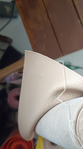 Customer photo review of CEDRO 0.8MM COM FUNDO DE MALHA COR MARFIM