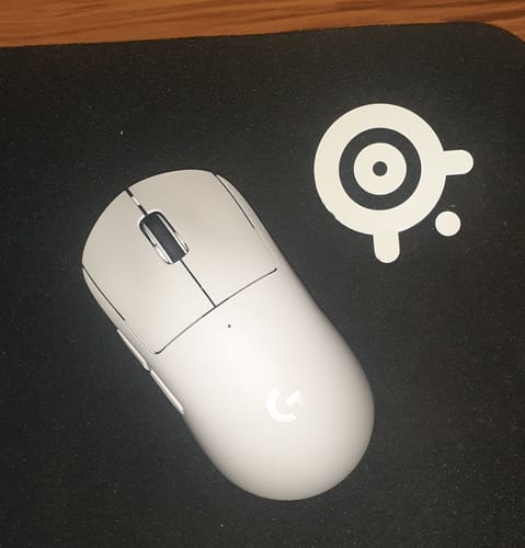 Customer photo review of Logitech G Pro X Superlight 2 Wireless Gaming Mouse - White; 32000 DPI; Lightweight