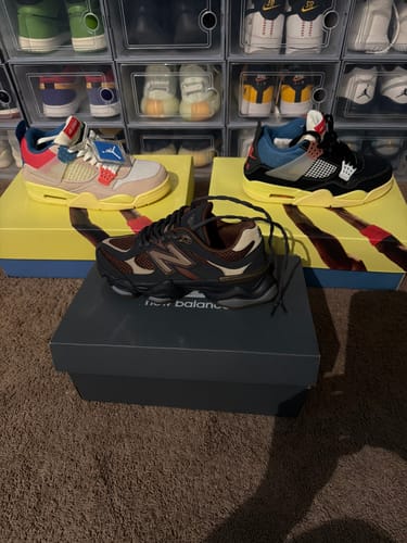 Customer photo review of New Balance 9060 Phantom Rich Oak