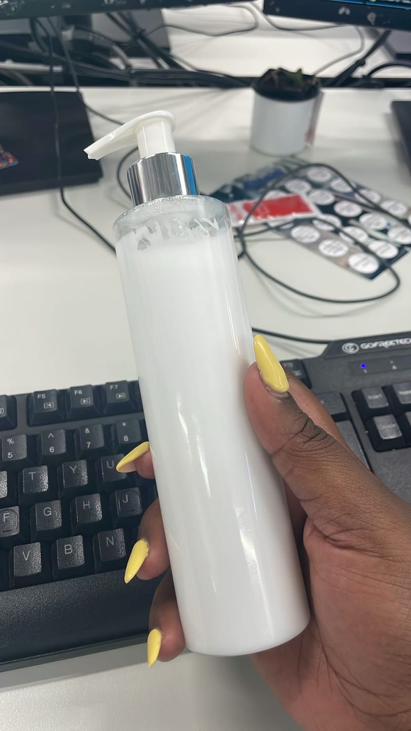 Customer photo review of Brightpack Hand and Body Lotion #25 (White Label Lab)