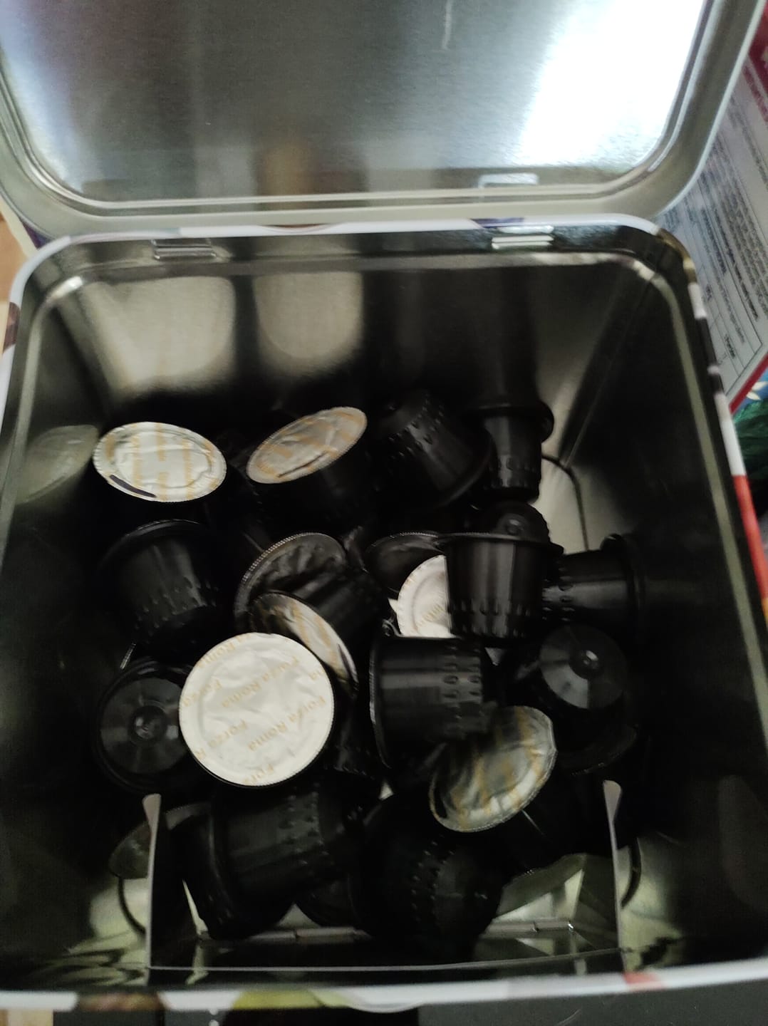 Customer photo review of Cápsula café Decaffeinato