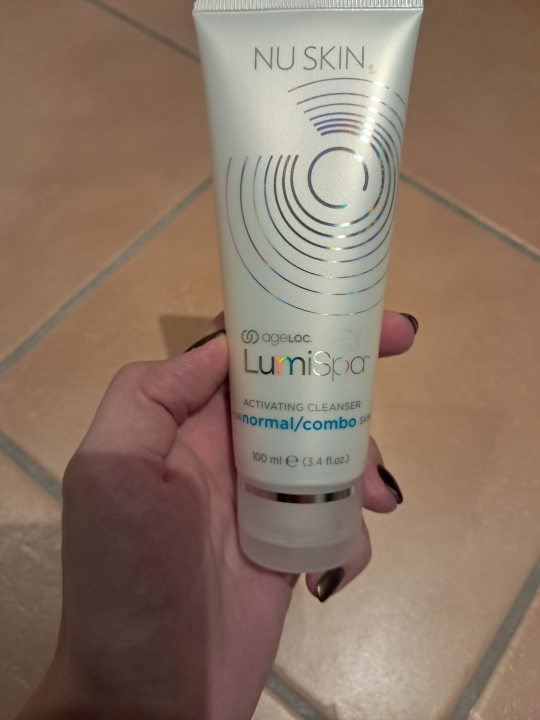 Customer photo review of ageLOC LumiSpa Activating Cleanser