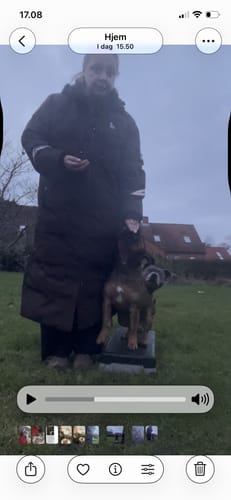 Kundeanmeldelse med foto af KeepDry Frakke | Bison | Molly