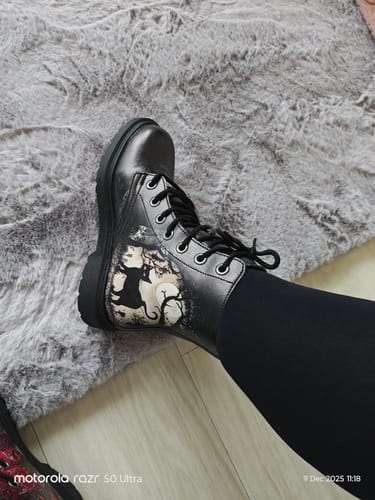 Customer photo review of Shadows And Whiskers Boots