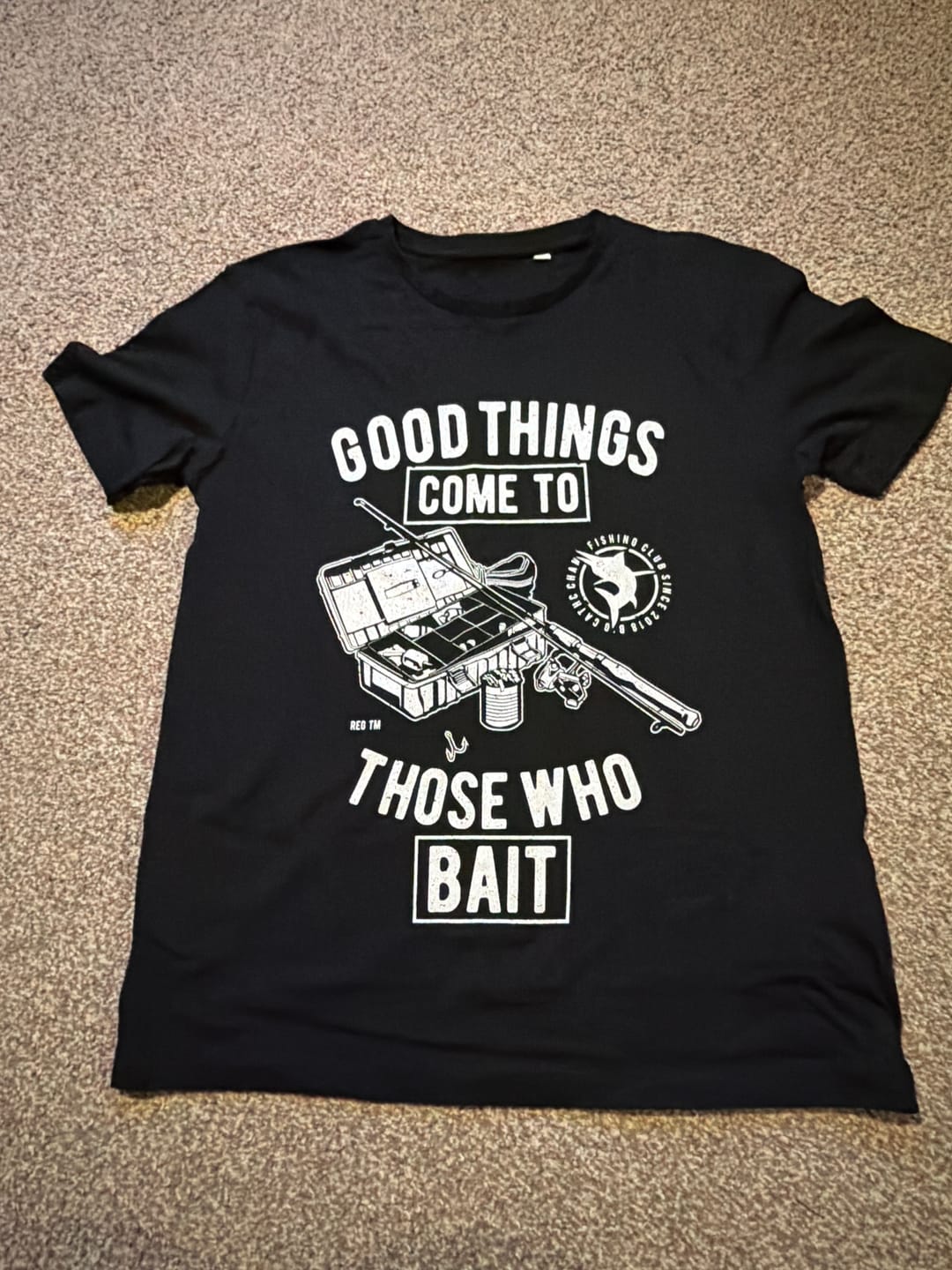 Customer photo review of Those Who Bait 68 Kids Tee