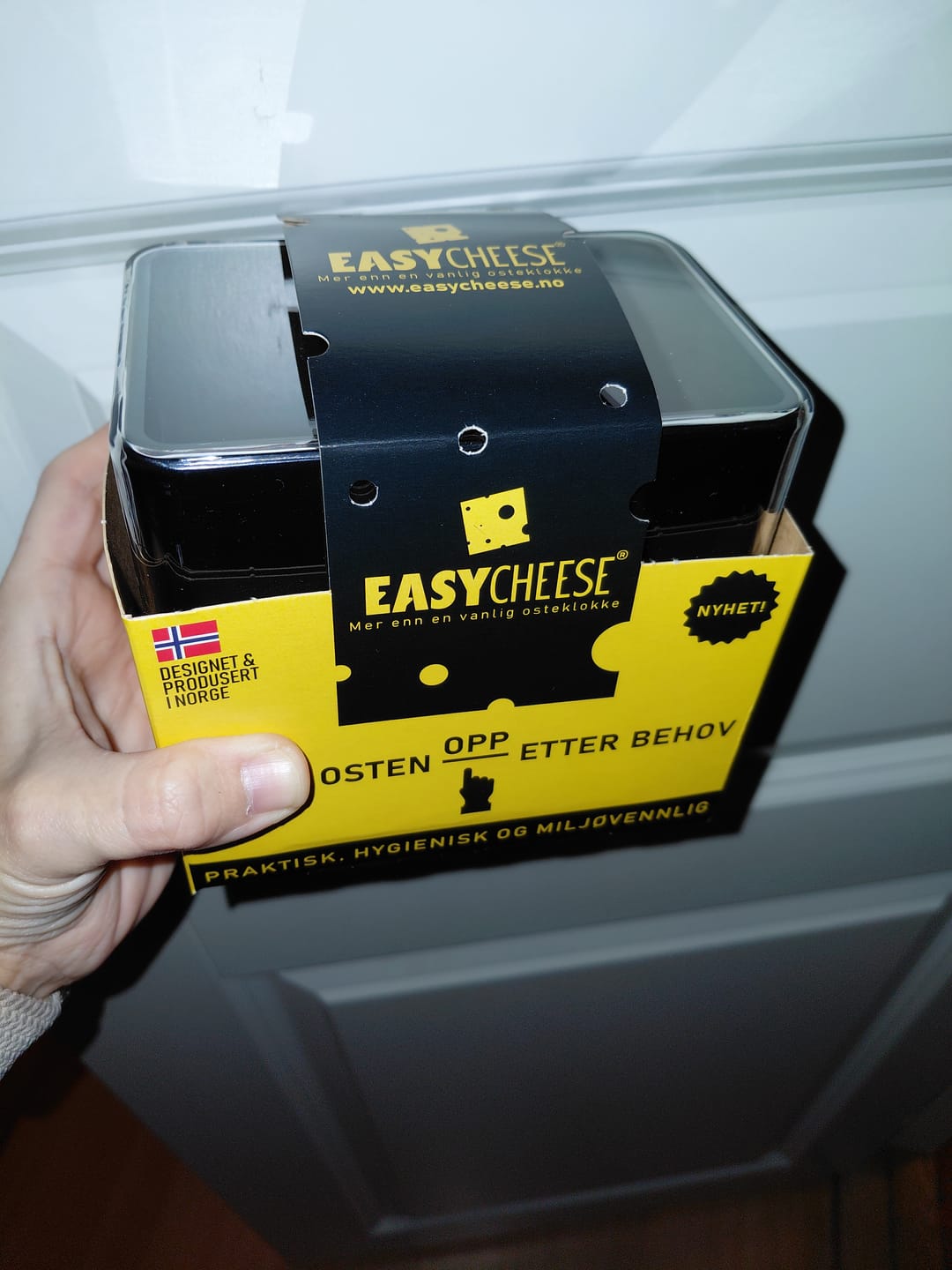 Customer photo review of EasyCheese® Osteklokke Original - Svart