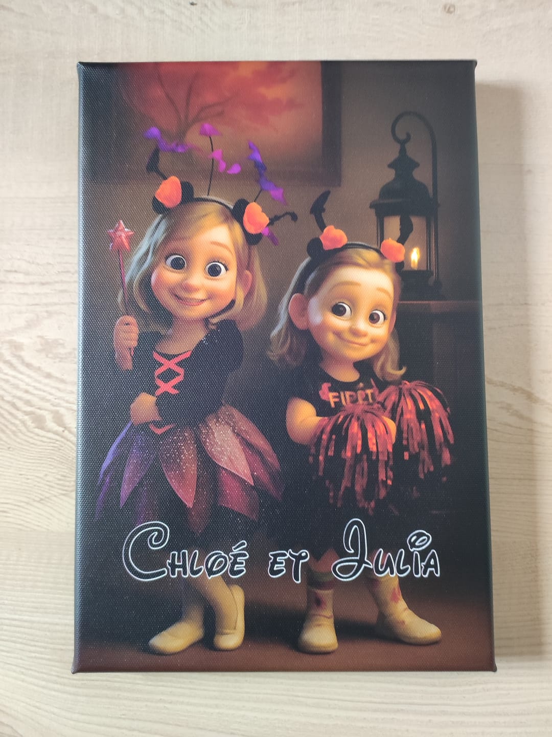 Customer photo review of Toile personnalisée - Portrait Animé