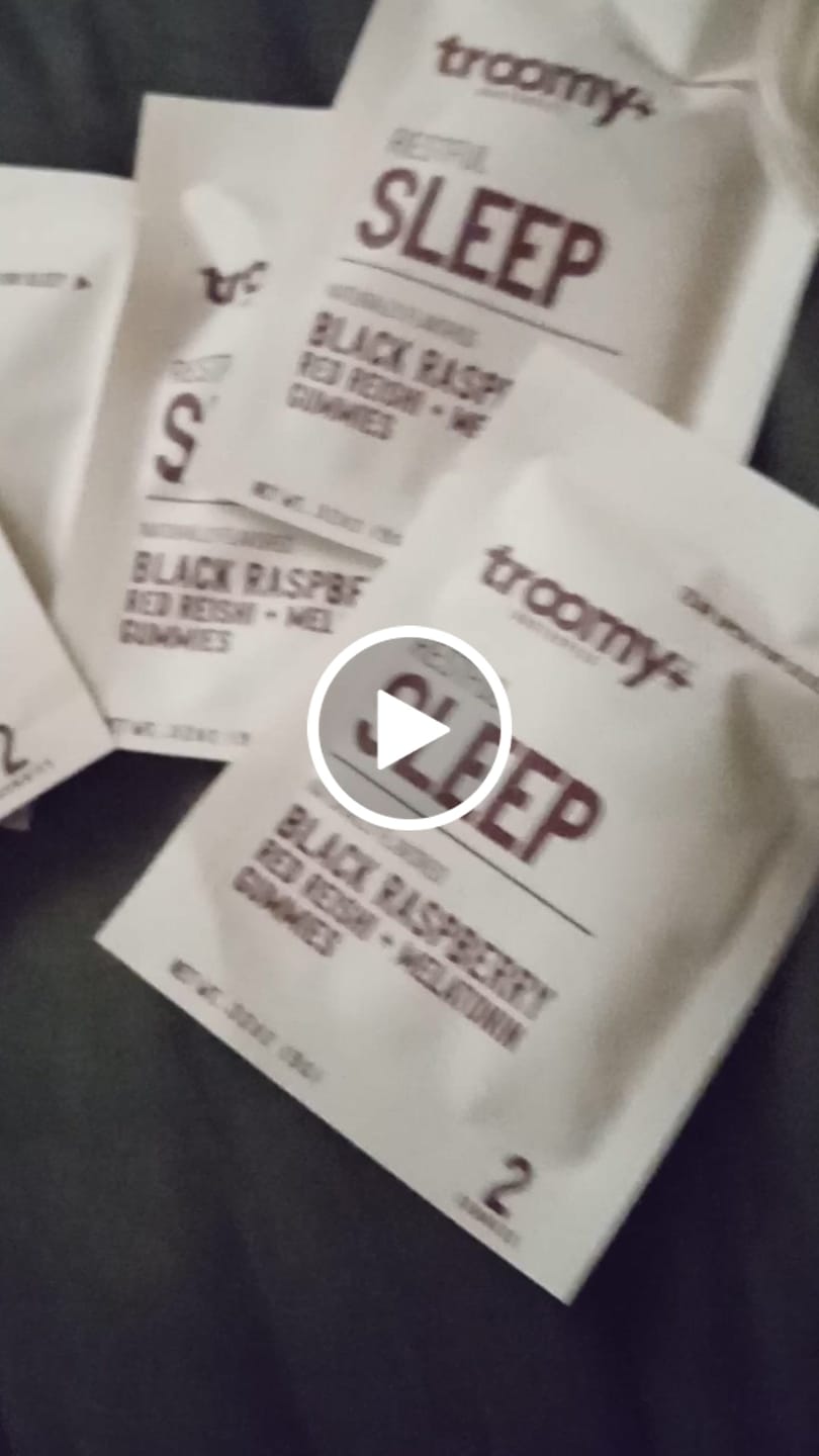 Customer video review of Sleep: Reishi + Melatonin Gummies
