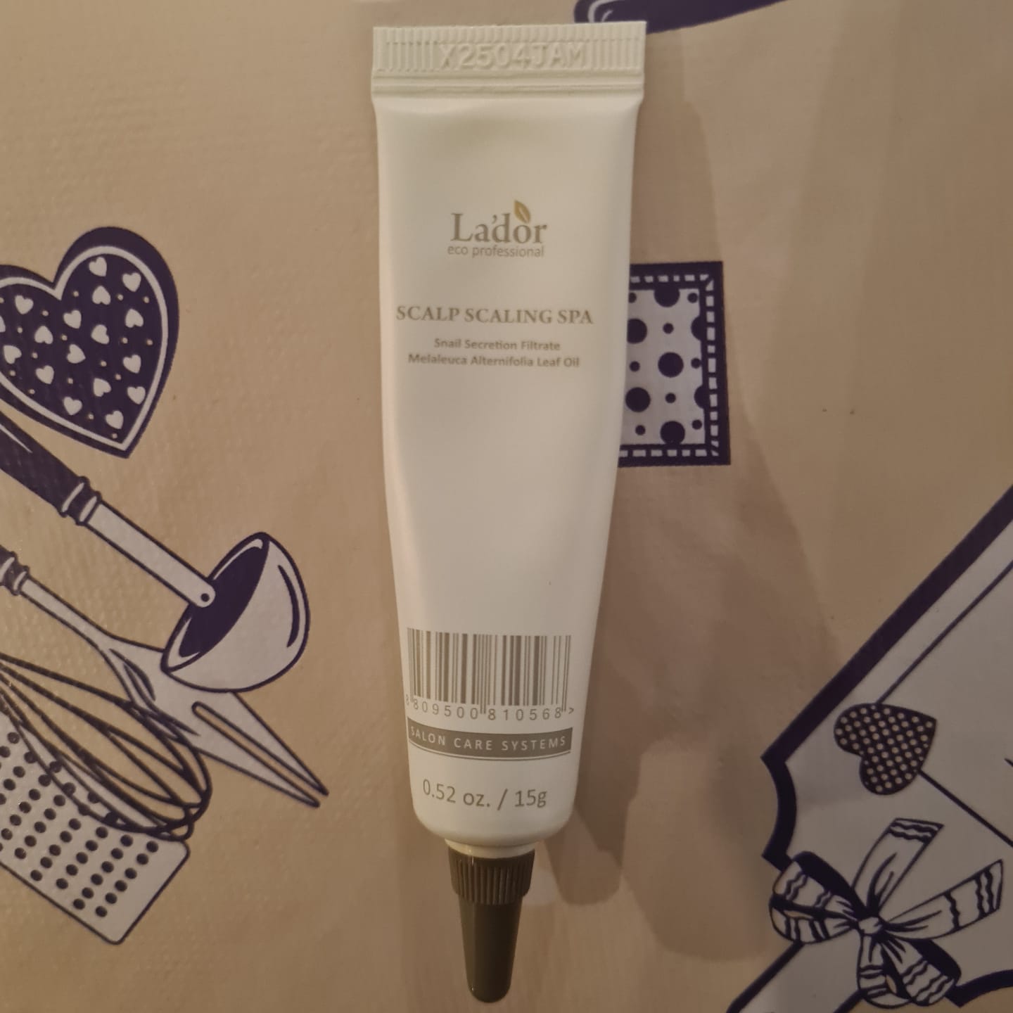 Customer photo review of Pīlings galvas ādai Lador Scalp Scaling Spa Ampoule