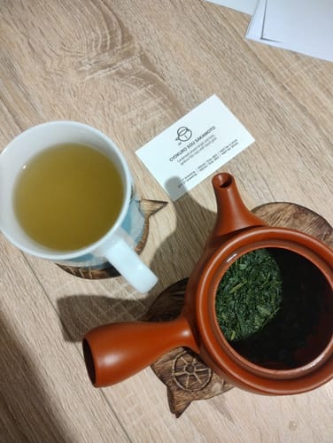 Customer photo review of Green Tea Advent Calendar with Teapot