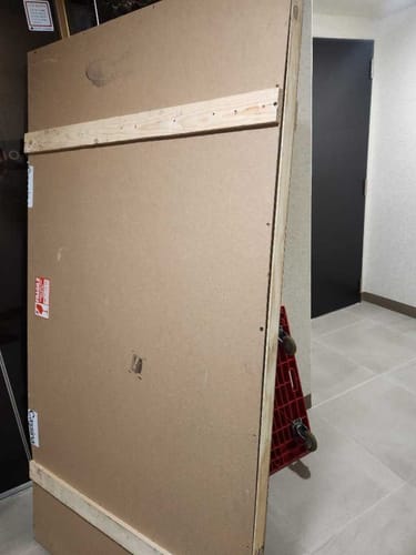Customer installation photo of the mirror