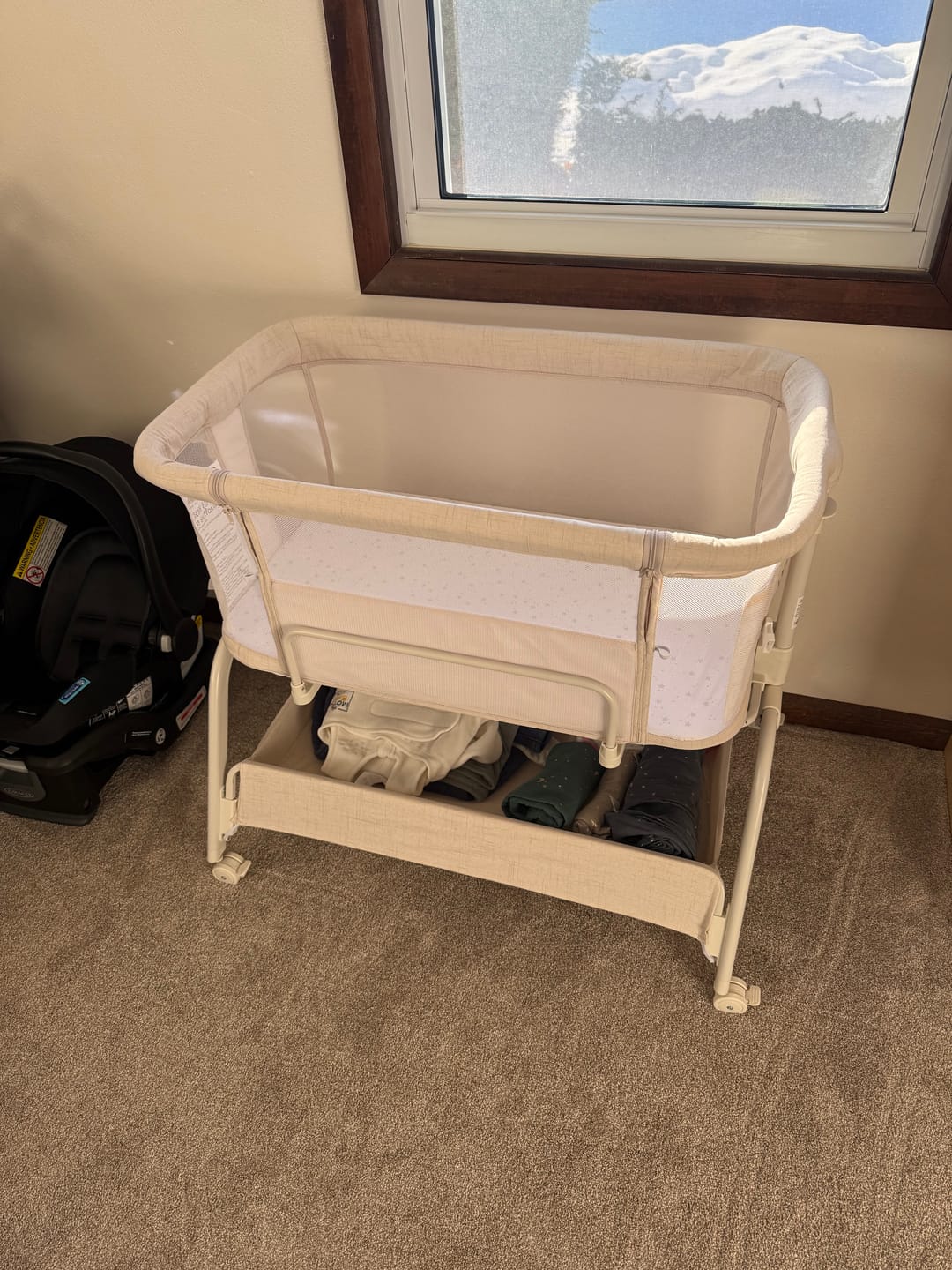 Customer photo review of HARPPA Cuddly Lite | 2-in-1 Baby Bassinet & Bedside Sleeper with Mattress + Cover (No Sheet)