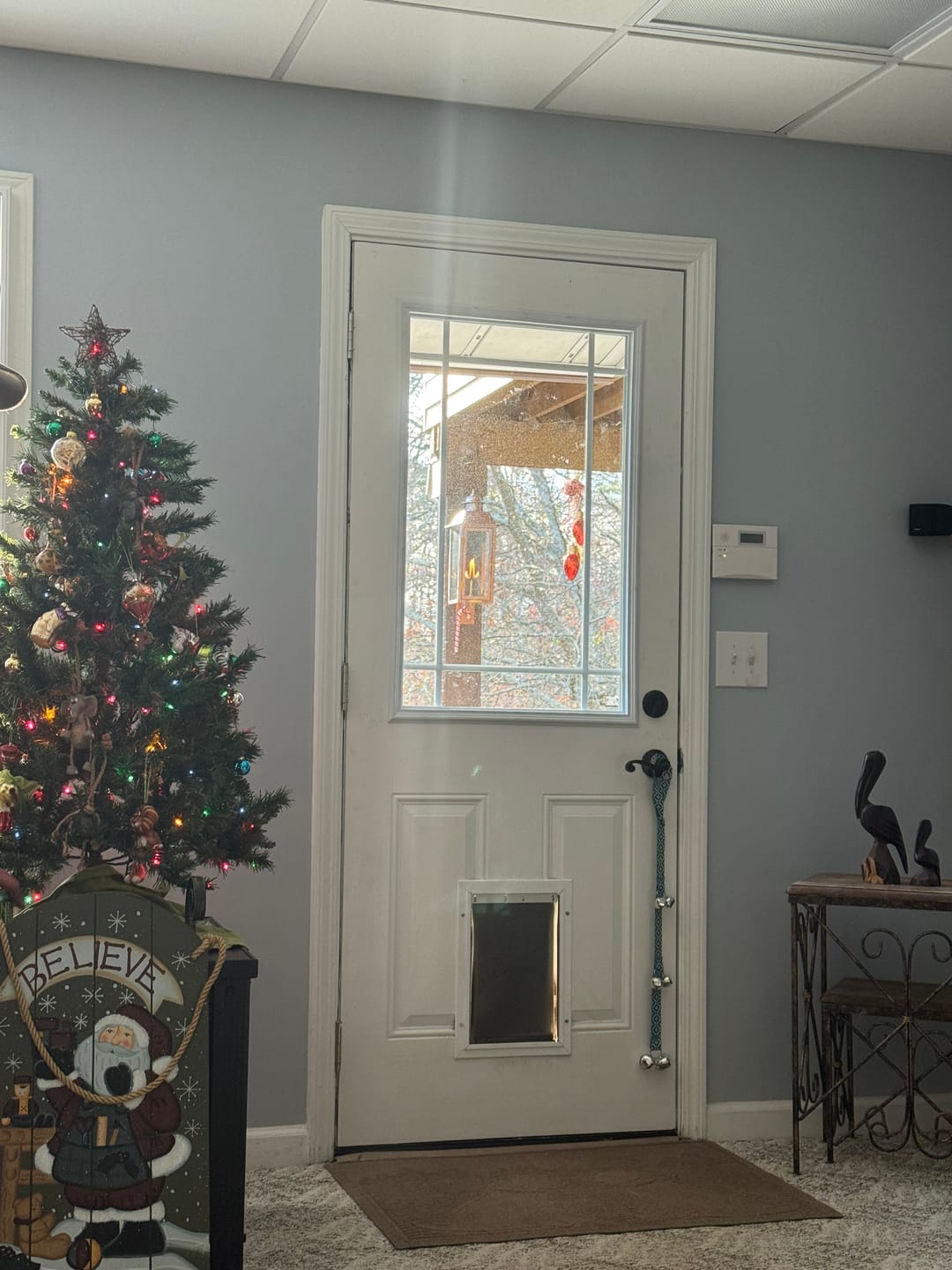 Customer photo review of Grills Between Glass 9 Lite Prairie Style Glass and Frame Kit (Half Lite)