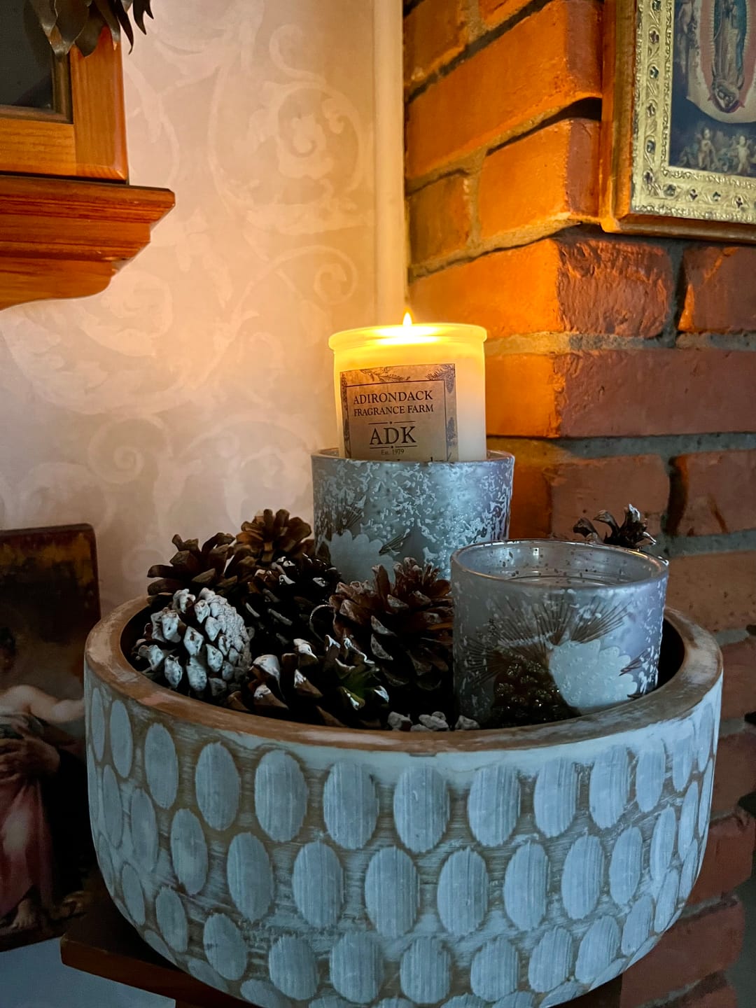 Customer photo review of Balsam Lavender Candle