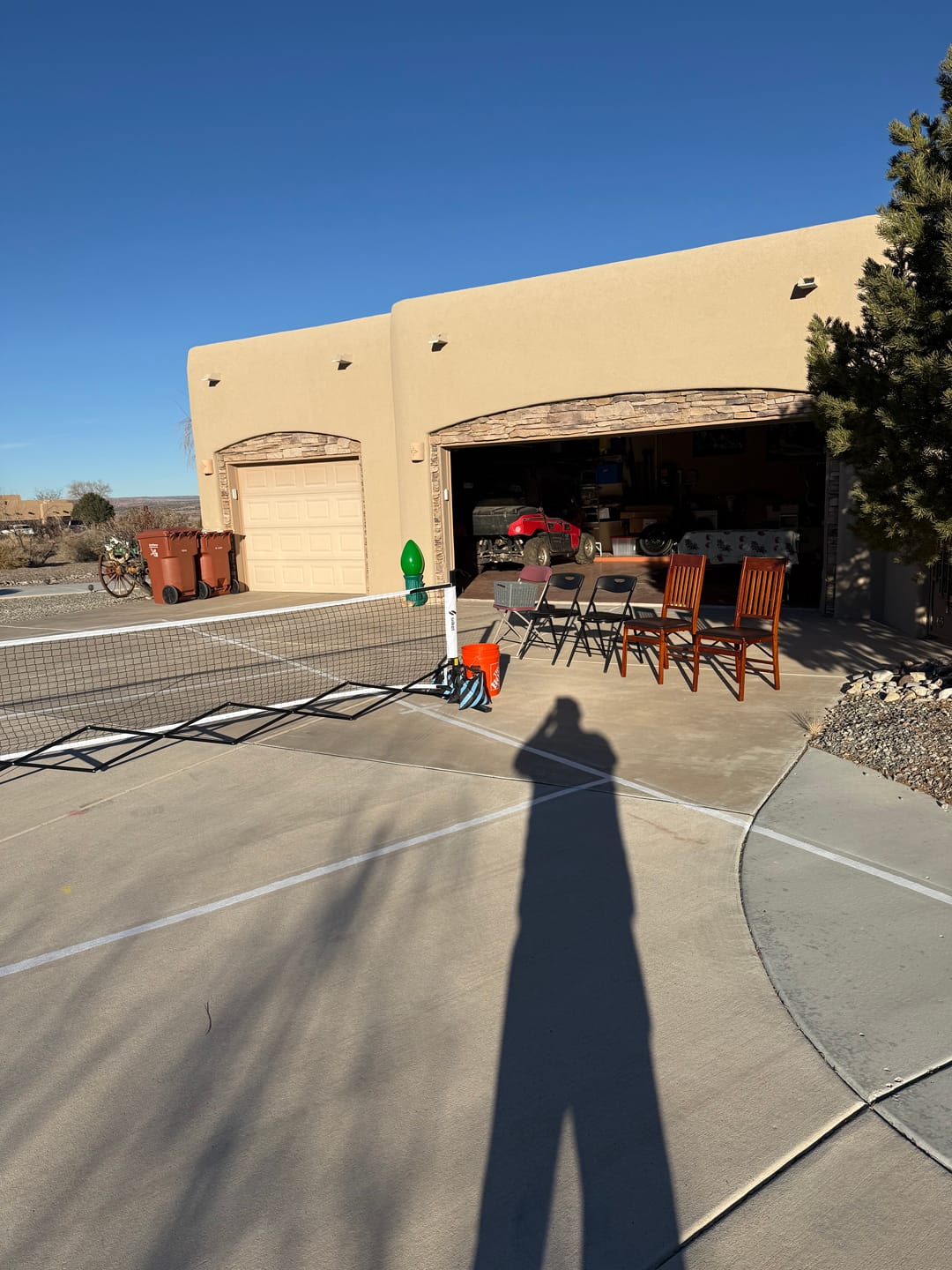 Customer photo review of FlashCourt Pickleball Net