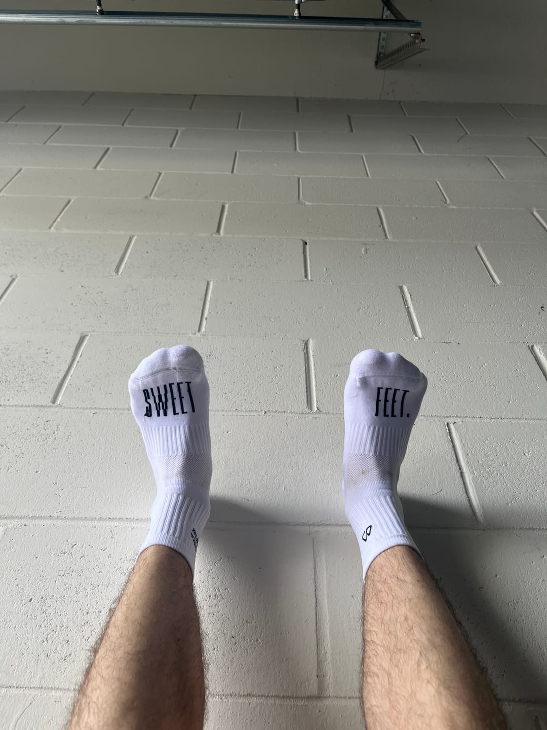 Customer photo review of Sweetfeet x Switchback Performance Socks