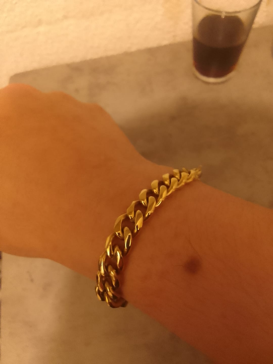 Customer photo review of Prestige Armband | 18K vergoldet