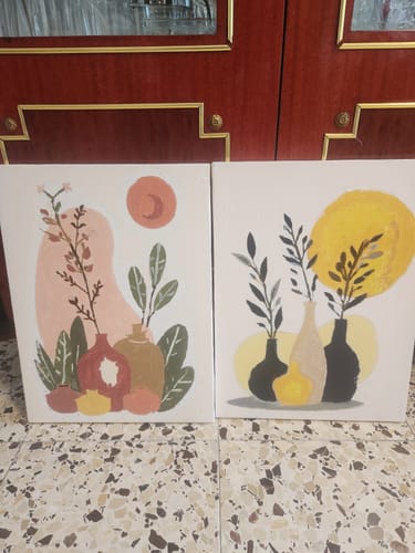 Customer photo review of צביעה לפי מספרים - ציור גן מדברי