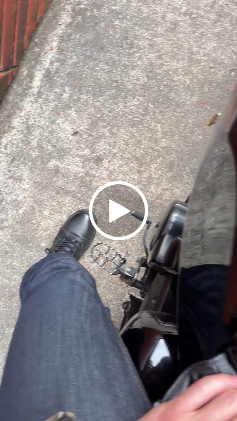 Customer video review of esc: men's riding sneakers black with shoe protector