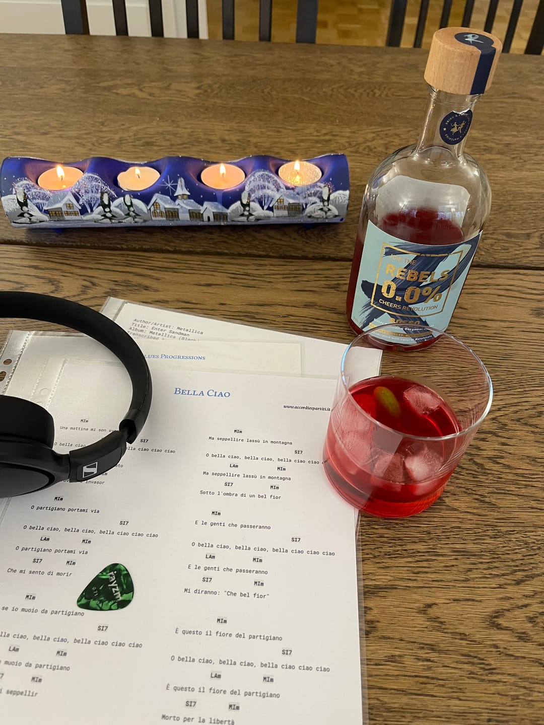 Customer photo review of REBELS 0.0% ROSSO (alcohol-free Bitter Aperitif)
