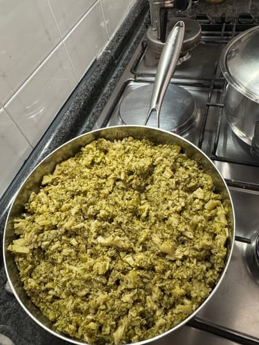 Customer photo review of Padella Profonda in Titanio