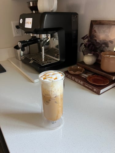 Customer photo review of FLUR Iced Coffee Glass (Replacement)