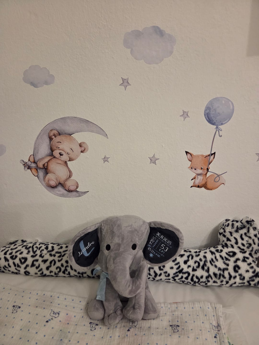 Customer photo review of Zur Geburt - Baby-Stofftier