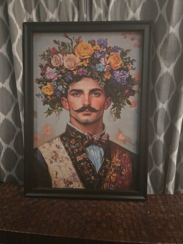 Customer photo review of Victorian Gentleman Print