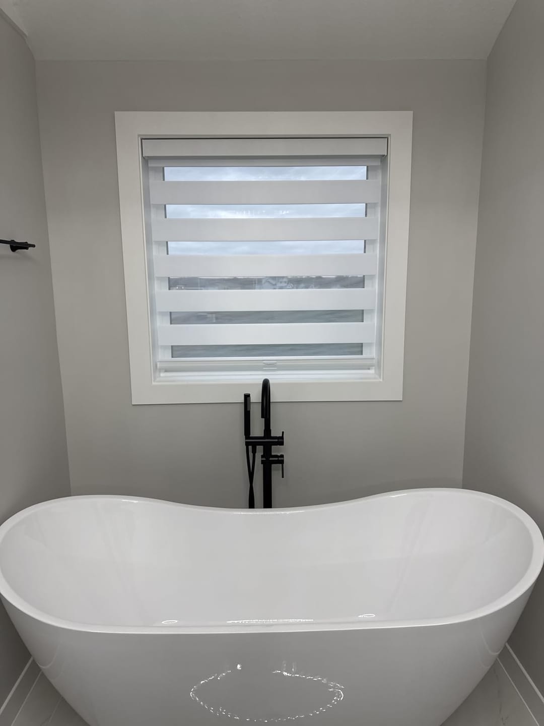 Customer photo review of Custom Dual Layer Zebra Shades