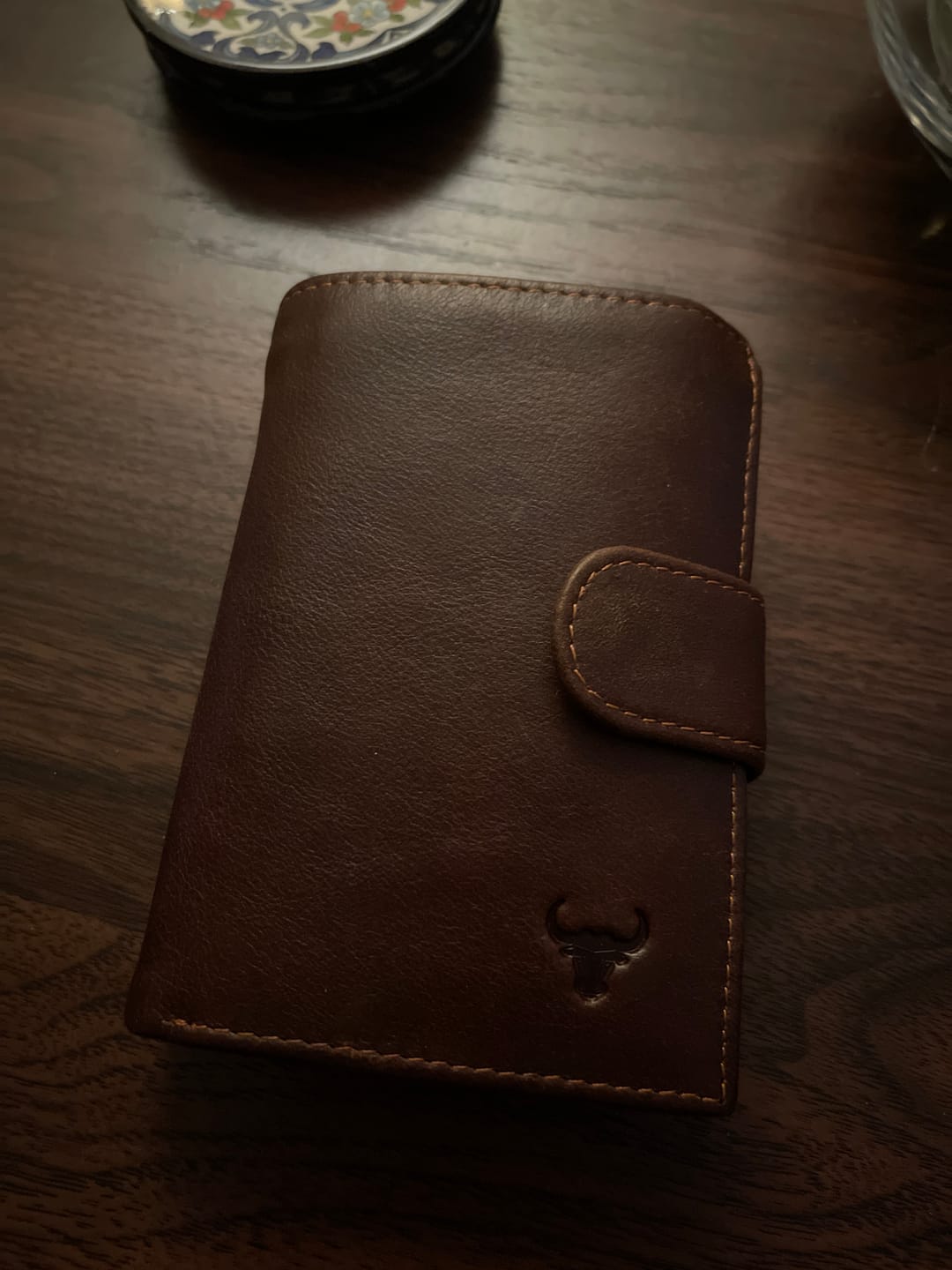 Customer photo review of Full Grain Cowhide Leather Wallet