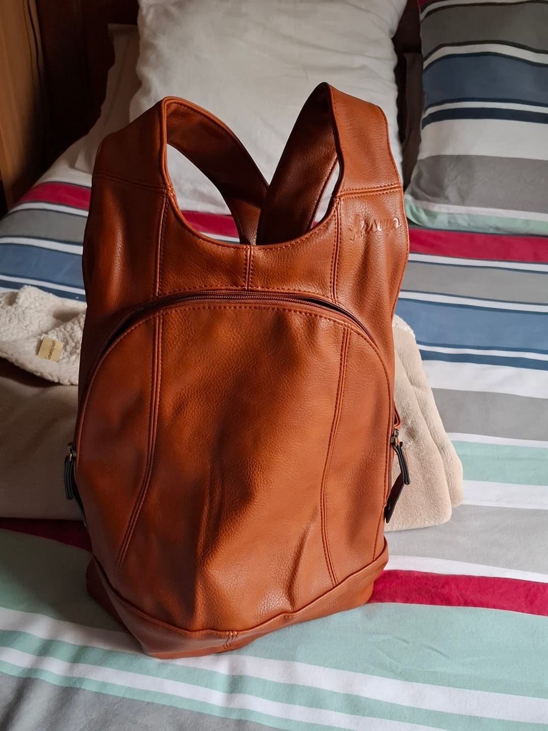 Customer photo review of Le sac à dos Vegan Original - Ergonomique et Antivol.