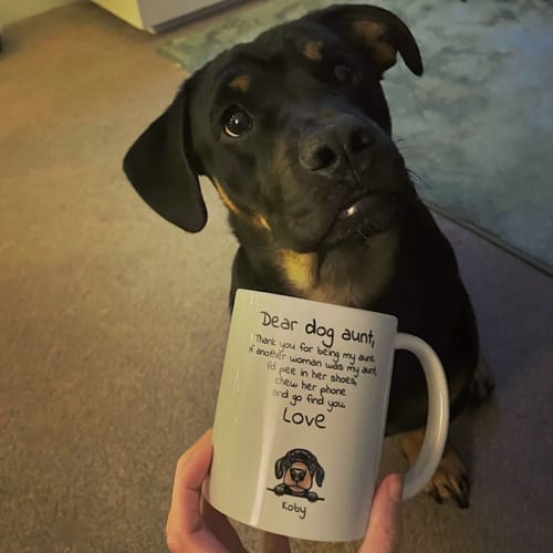 Customer photo review of Dear Dog Parent - Personalised Mug