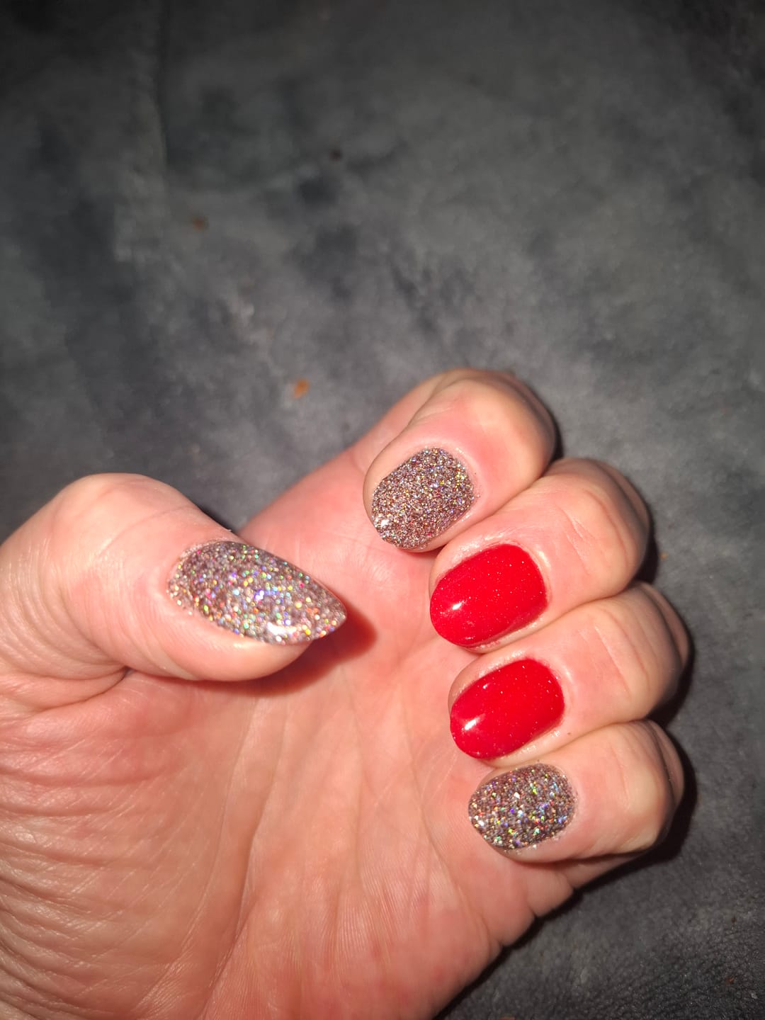 Customer photo review of Stardust Dipping Powder
